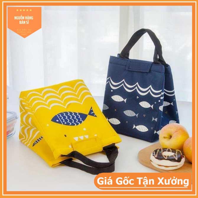[Xả kho-FreeShip Đơn Từ 50K] Túi đựng hộp cơm giữ nhiệt cao cấp hình cá 2021 | BigBuy360 - bigbuy360.vn