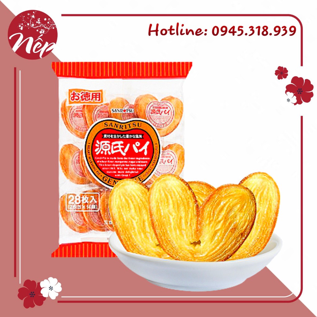 Bánh bơ nướng Sanritsu gói 294gr (28 bánh) (date: 2022)