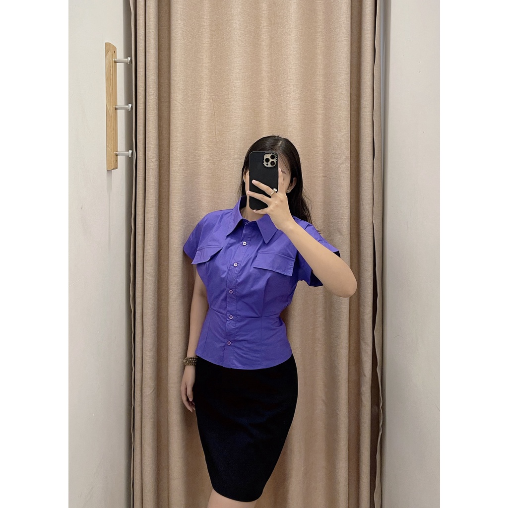 Áo HD SM Chiết Eo, Tay con