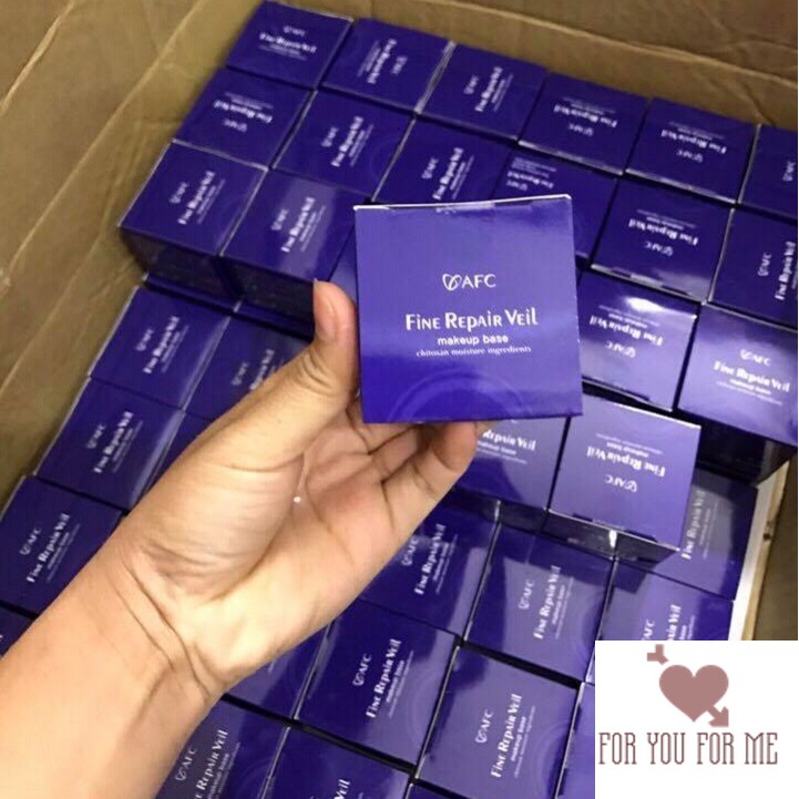 Kem ngày + lót kềm dầu Fine Repair Veil AFC 30g