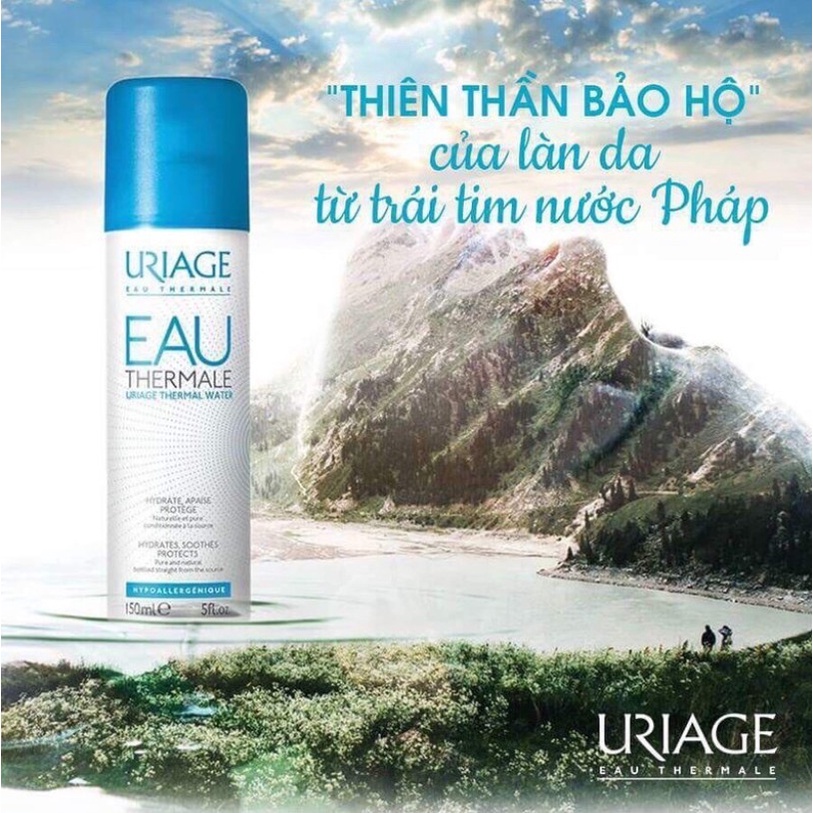 [ĐỌC KỸ MÔ TẢ] XỊT KHOÁNG CHĂM SÓC DA NHẠY CẢM URIAGE THERMAL WATER 50ML (Pháp)