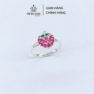 Nhẫn Bạc Hình Dâu Tây Cho Bé Yêu - Minh Canh Jewelry