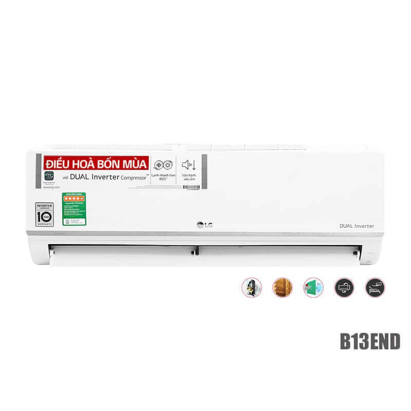 Điều hòa Inverter LG 13000BTU 2 chiều B13END