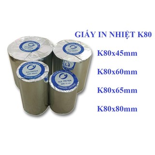 Thùng Giấy in nhiệt k80x45mm, k80x60mm, k80x65mm, k80x80mm, k57x45mm, k57x38mm