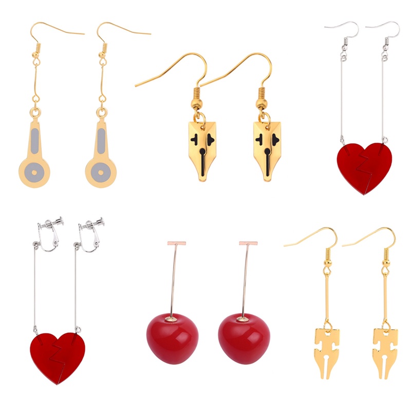 Khuyên Tai Kim Loại Họa Tiết Anime JoJo's Bizarre Adventure