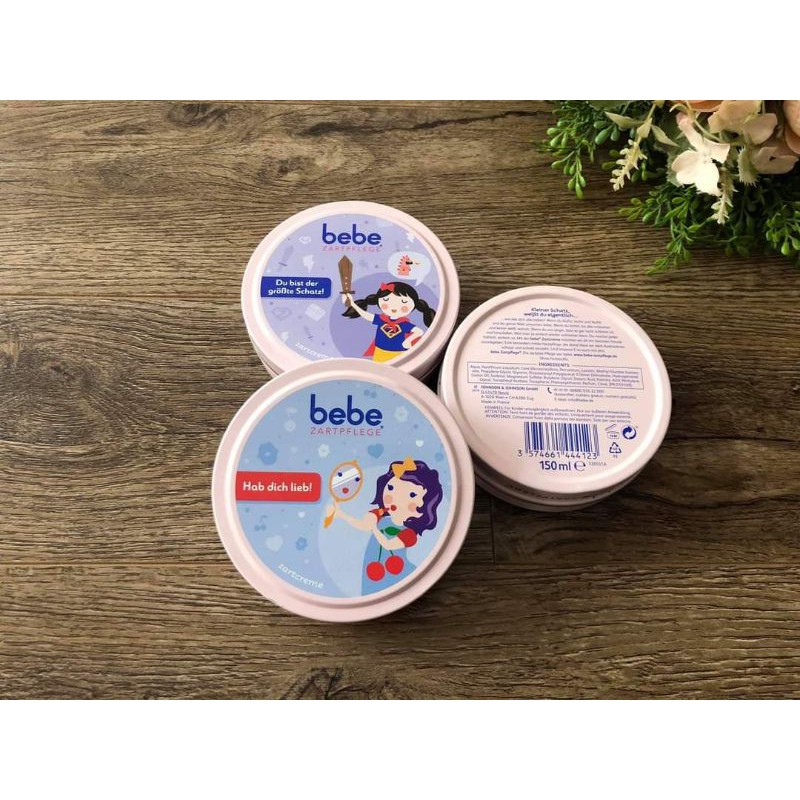 Hàng Đức Kem dưỡng da chống nẻ cho bé Bebe Zartpflege Pflegecreme cho bé