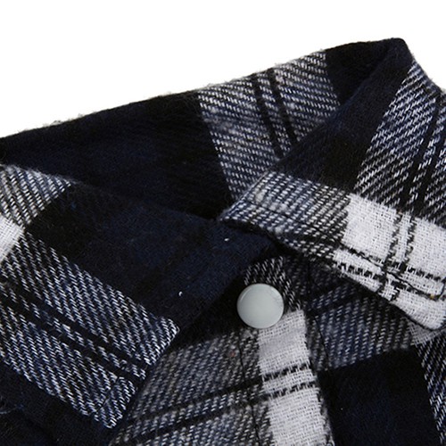 Áo sơ mi họa tiết ca rô dành cho thú cưng