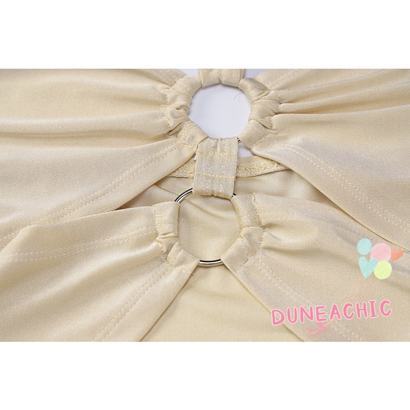 Đầm DUNEA cổ yếm thiết kế khoét lỗ phong cách quyến rũ