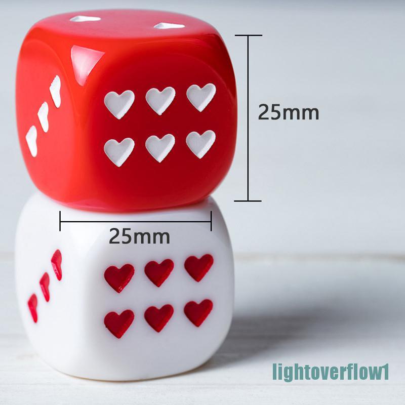 Set 1 / 2 Xúc Xắc 6 Mặt Bằng Acrylic