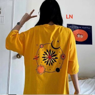 Áo thun hành tinh hoa cúc L&N