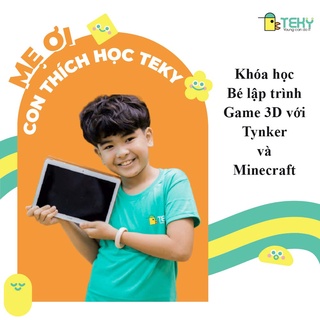 Toàn quốc [Voucher] Teky - Bé lập trình Game 3D với Tynker, Minecraft ( 9-11 tuổi)
