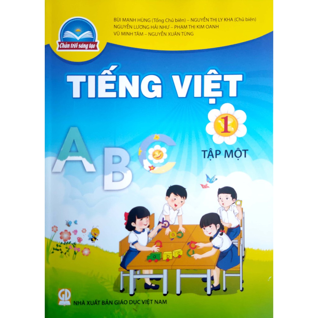 Sách giáo khoa Tiếng Việt lớp 1 Tập 1 kèm Bao sách + Bút chì 2B - Chân Trời Sáng Tạo