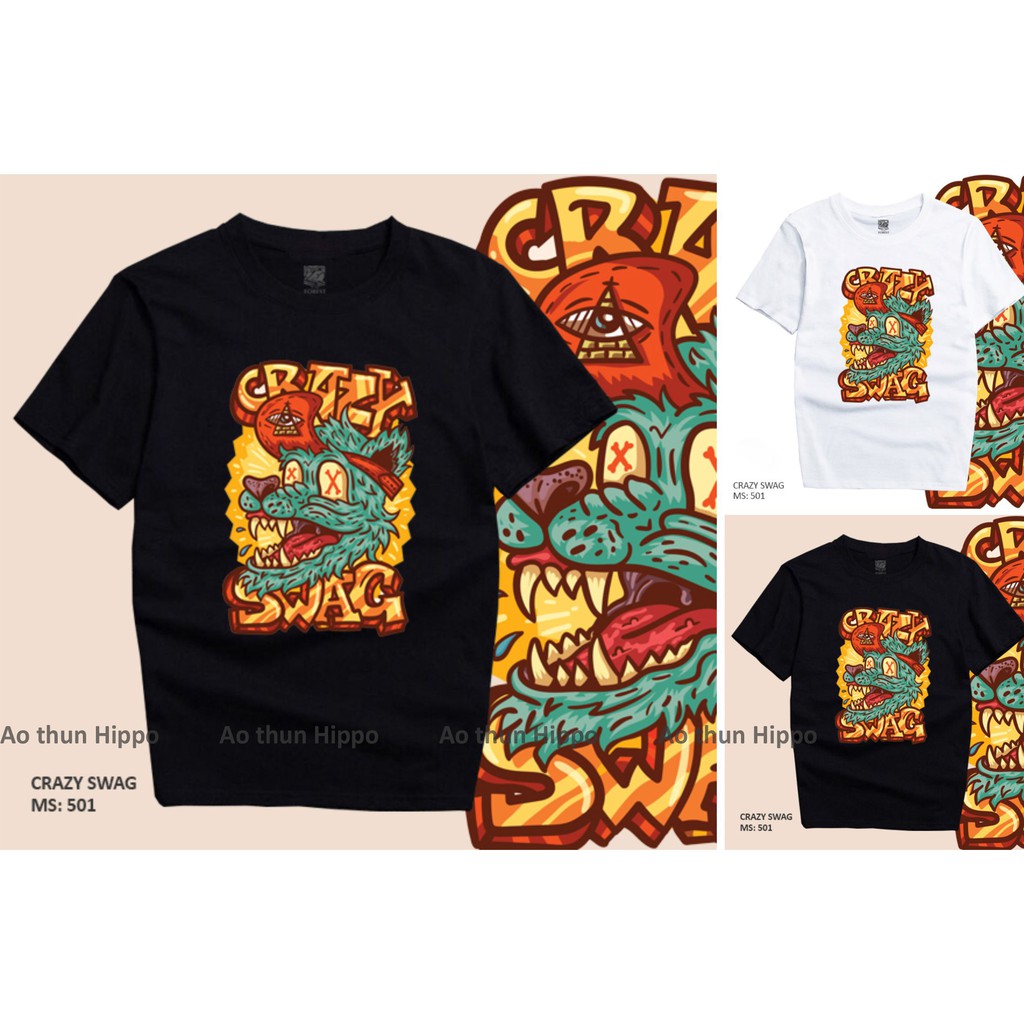 Áo thun nam - Crazy Swag 501 (d)