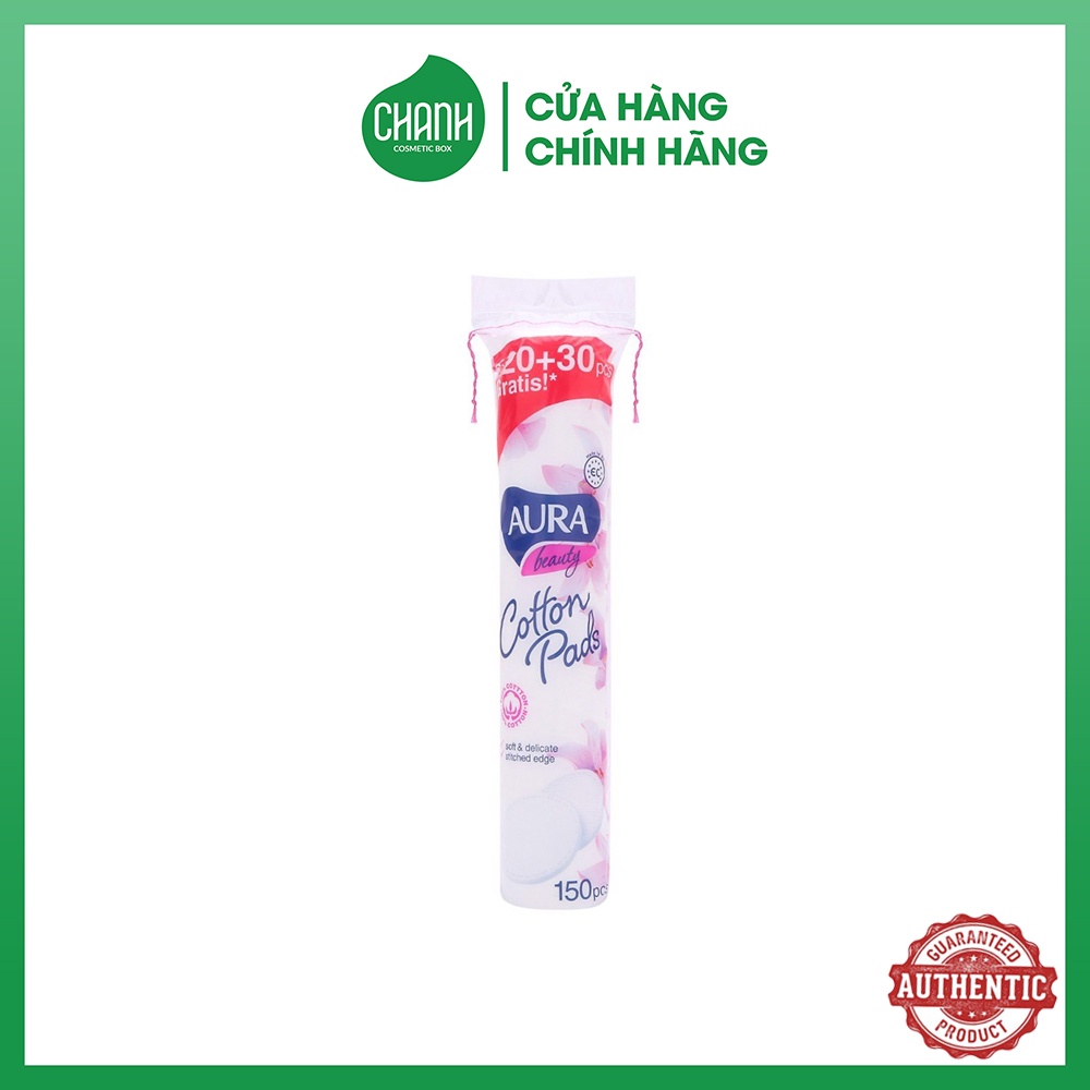 Bông Tẩy Trang Aura beauty 150 miếng
