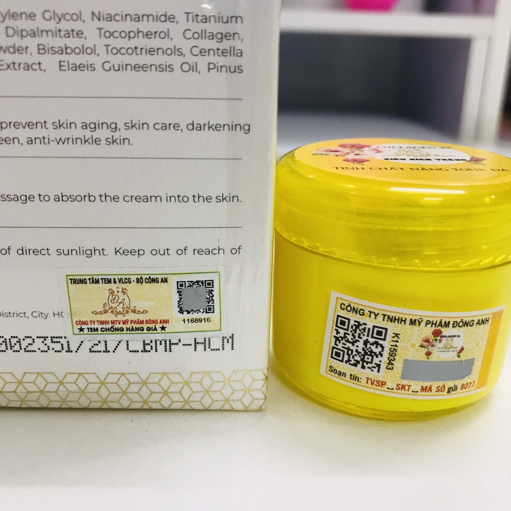 Combo Kem Body Collagen X3 Luxury + Kích Trắng X3 Đông Anh Chính hãng - Kèm Phiếu bảo hành