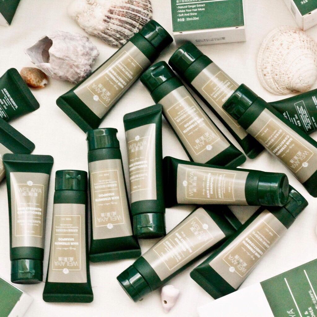 [Chính Hãng] Sét Dầu Gội+Xả Weilaiya Ngăn Rụng, Kích Thích Mọc Tóc Size(20 + 20)ml | BigBuy360 - bigbuy360.vn