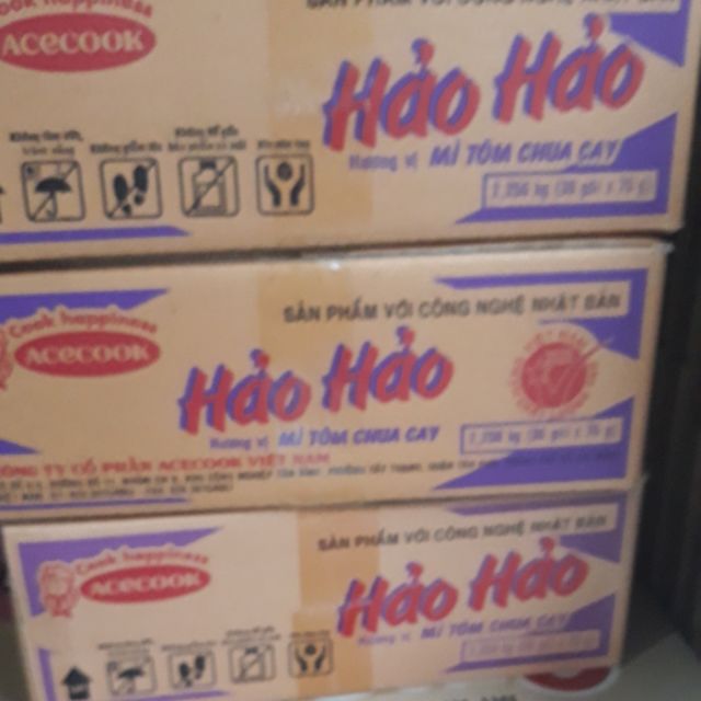 Thùng mì hảo hảo tôm chua cay 30 gói 75g