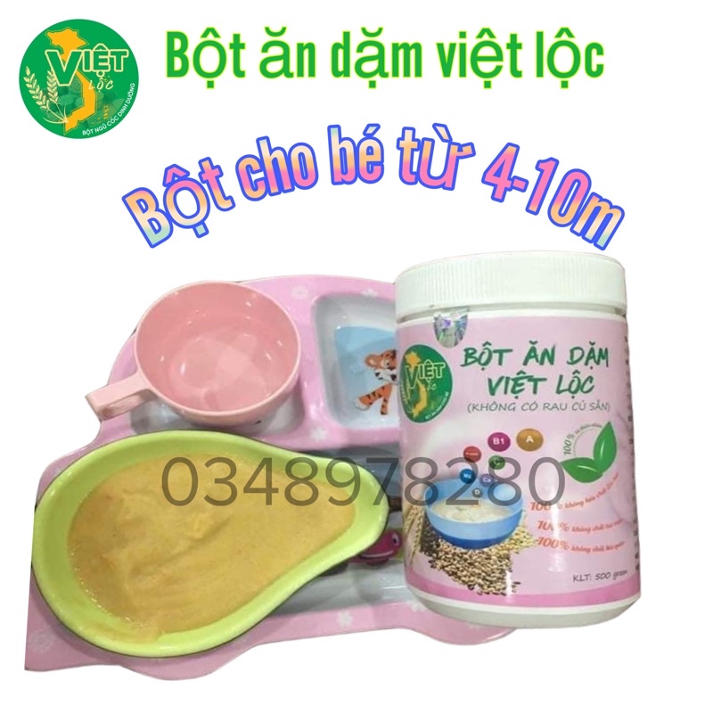 Bột Ăn Dặm Việt Lộc  free ship  sản phẩm chính hãng, date mới