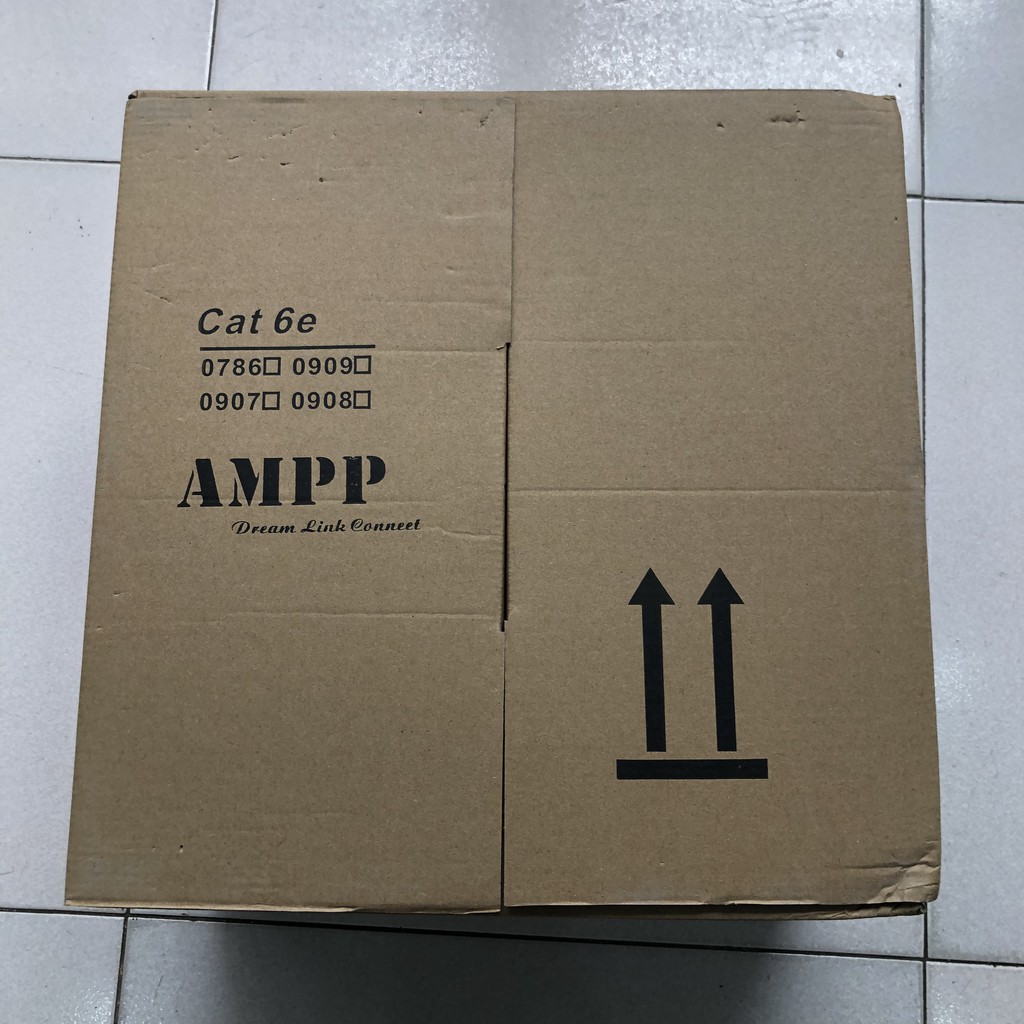 Cáp Mạng Lan AMPP CAT6E-Cuộn 305M-Chất Lượng Cao