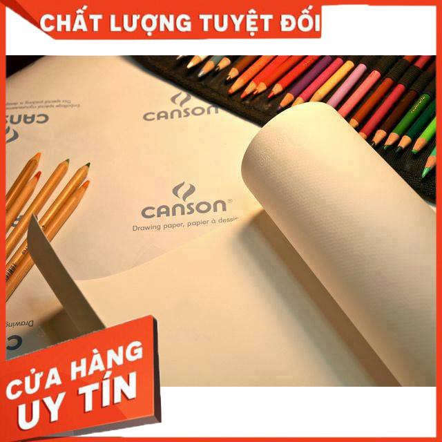 Giấy vẽ Canson TRUYỀN THỐNG Dày 250gsm (Medium) - Giấy vẽ màu nước, giấy vẽ chì, marker...