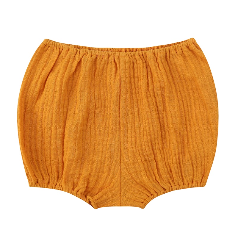 Quần Sooc Cotton Màu Trơn Hình Tam Giác Thời Trang Mùa Hè Cho Bé Gái Sơ Sinh