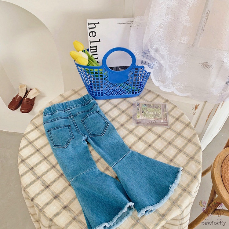 Quần Ống Loe Thời Trang Hàn Quốc Cho Bé Gái