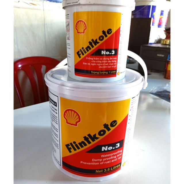 Shell Flintkote No.3 -sơn chống thấm gốc bitumen