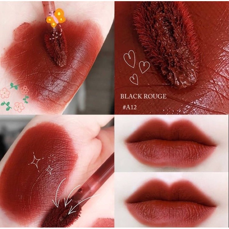 Son kem lỳ Black Rouge Air Fit Velvet Tint #A06 #A12 #A15 #A21 #A26 #A32