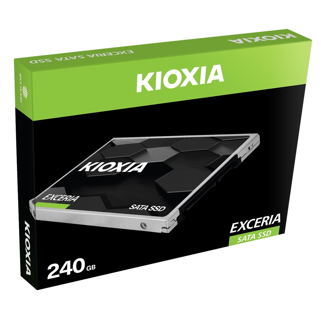 Ổ cứng SSD Kioxia 240GB TOSHIBA Exceria 3D NAND SATA III BiCS FLASH 2.5 inch LTC10Z240GG8 - Chính hãng FPT phân phối