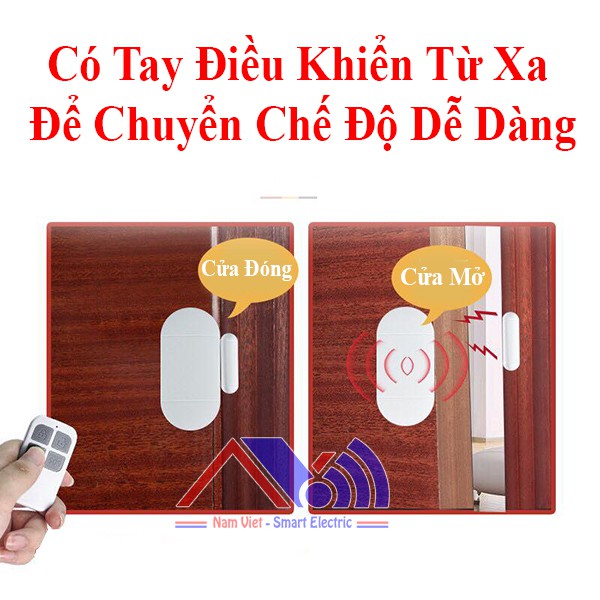 [CHÍNH HÃNG] Bộ Báo Động Chống Trộm cảm biến mở cửa, chống trộm