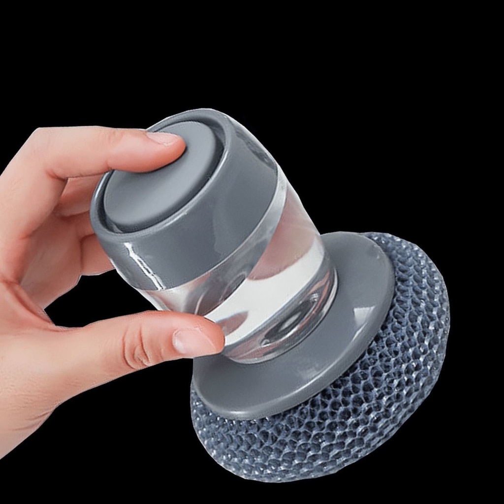 Dụng cụ cọ rửa đa năng, cọ xoong nồi, cọ bếp, cọ rửa bát đĩa  kèm bình xịt thông minh siêu tiện lợi