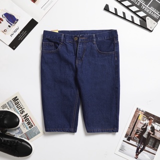 Quần short jean nam thời trang vải jean trơn cao cấp phom đứng đủ size - ảnh sản phẩm 5