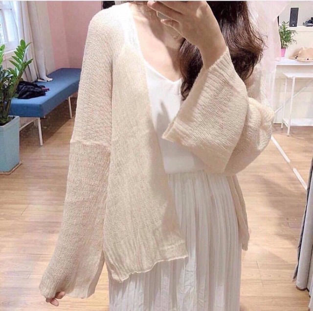 Áo khoác cardigan mỏng, áo khoác quảng châu chất đẹp - Colory shop