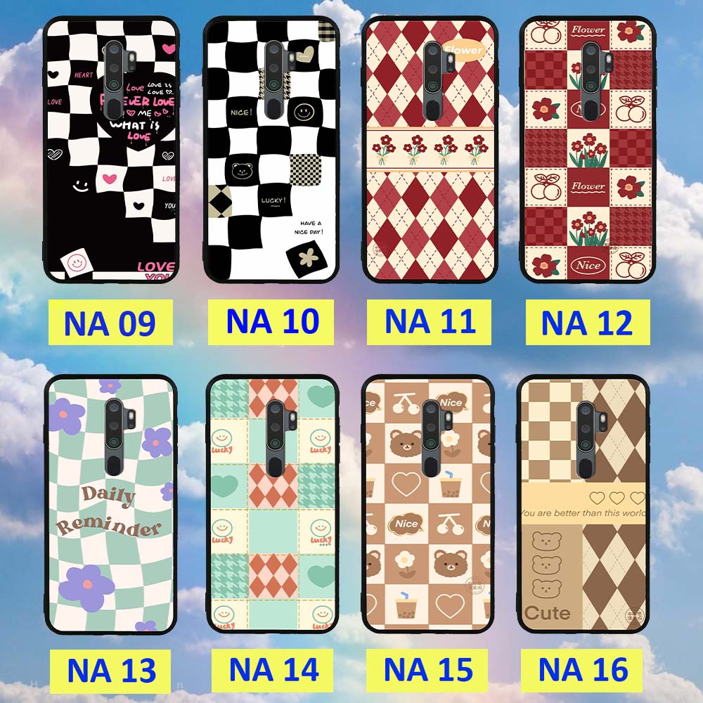 Ốp lưng Oppo A5 2020 / A9 2020 in hình caro good love cao cấp