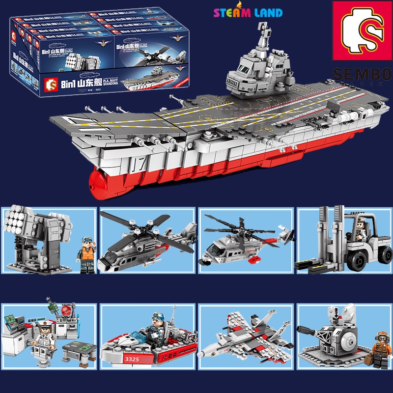 Đồ Chơi Lắp Ráp Đồ Đài Điều Khiển Tên Lửa - SEMBO 202009 Steamtoys