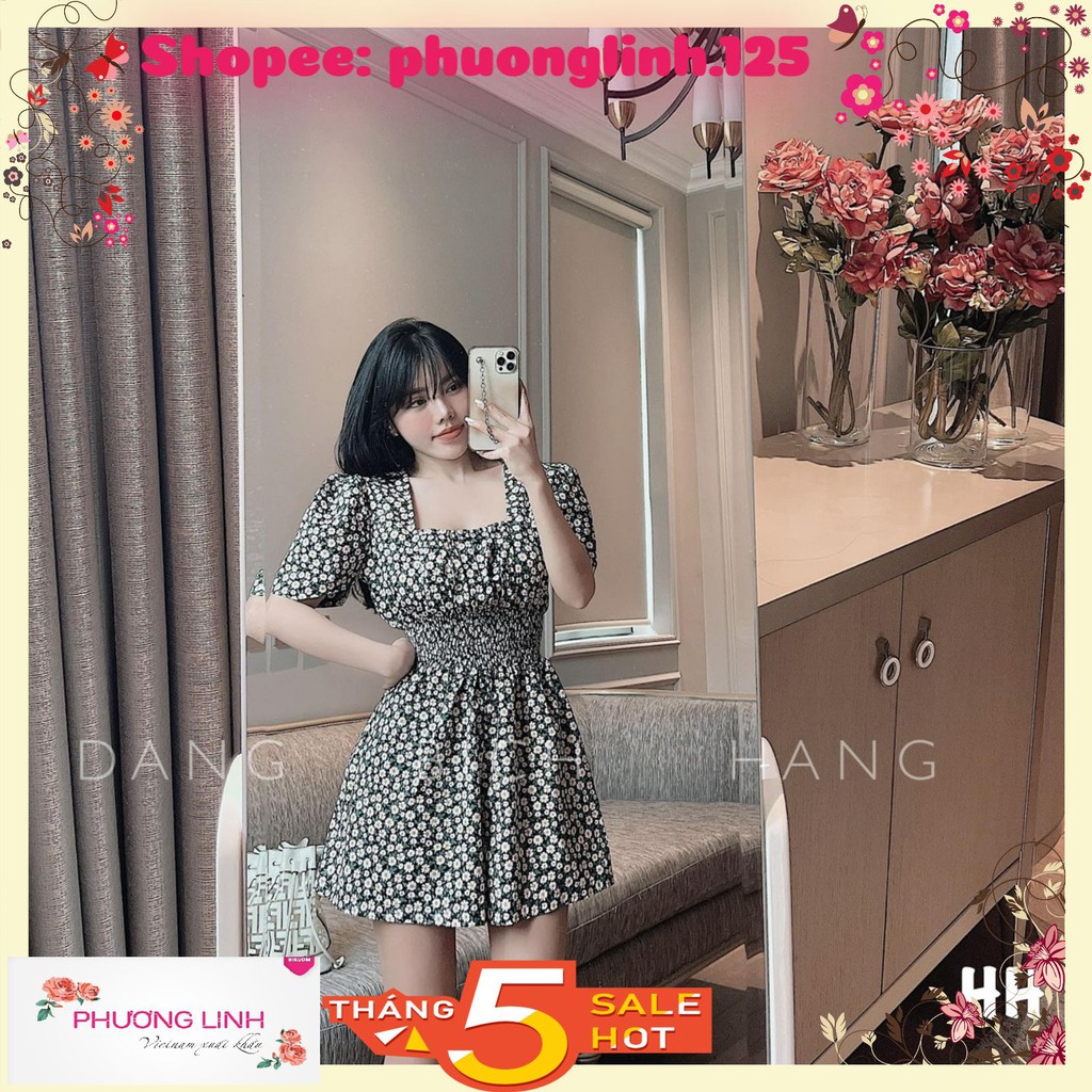JUM HOA CÚC NHÍ CỔ VUÔNG CHUN EO 2M | BigBuy360 - bigbuy360.vn