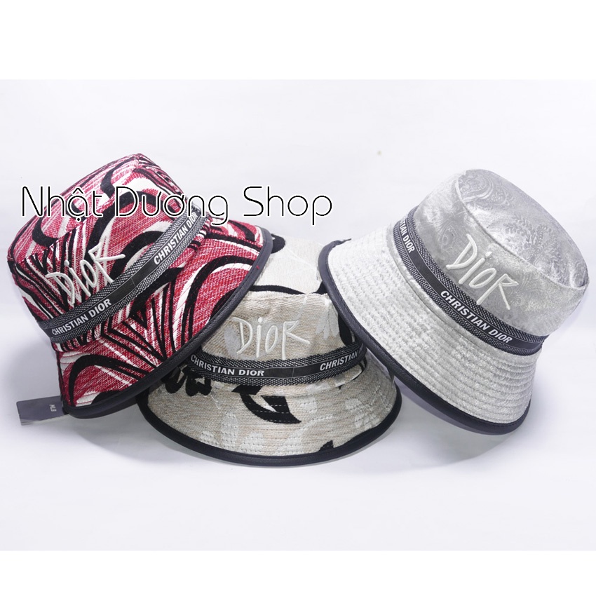 Mũ Bucket Thời Trang Cao Cấp, Họa Tiết Bắt Mắt, Màu Sắc Thời Thượng, Chất Vải Dày Dặn, Sang chảnh