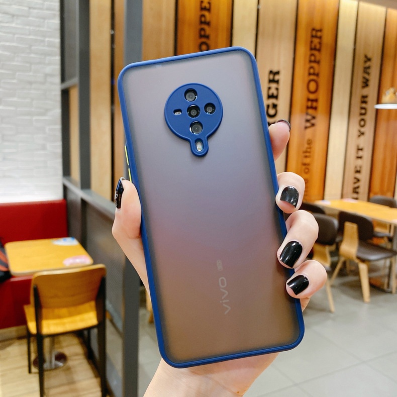 Ốp điện thoại mặt nhám chống sốc cho VIVO V30 V27e V27 V25 V25e V23 V21 V23e V20 SE Pro