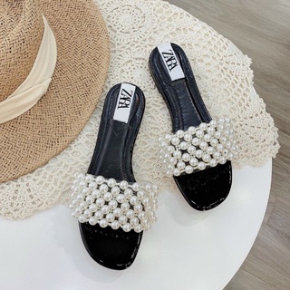 Dép lê nữ quai trong hạt ngọc có video và ảnh thật