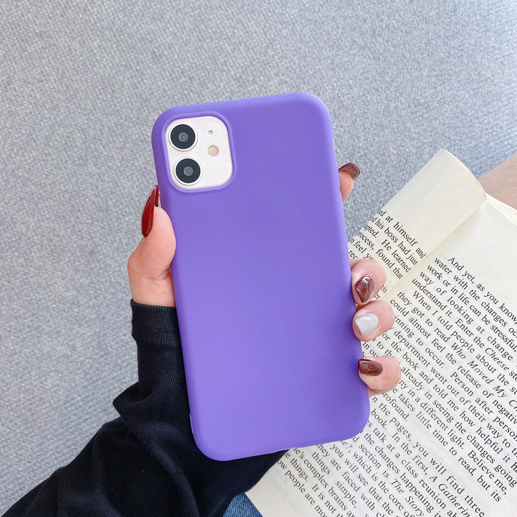 ỐP XẢ 9KỐp lưng TPU dẻo màu trơn đơn giản iP 6/../X/XS/Xs Max. - MINH AN SAIGON