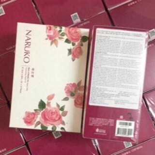Mặt nạ Naruko Hoa hồng nhung (chính hãng, Đài loan) – Mặt nạ cấp nước, hộp 10 miếng