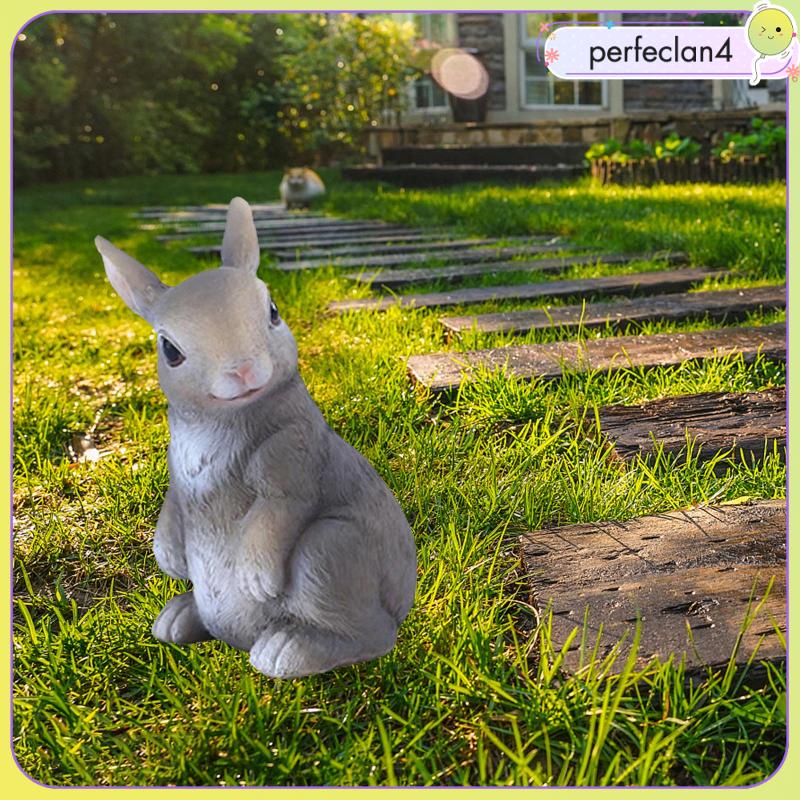 Set 4 Đồ trang trí Động Vật Bằng Nhựa Resin Trang Trí Sân Vườn