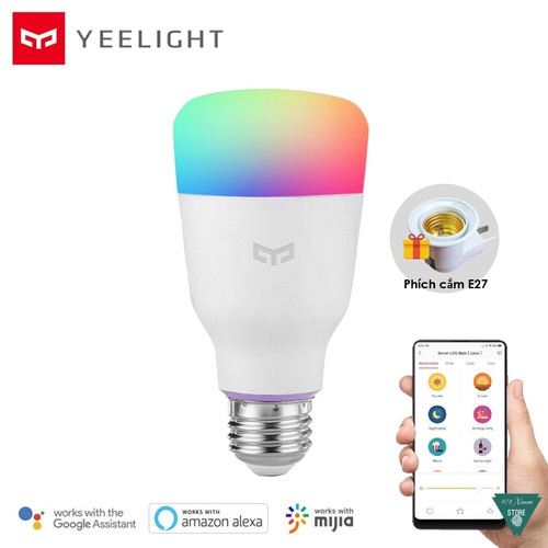 Bóng đèn Wifi Xiaomi Yeelight 16 Triệu Màu 1S