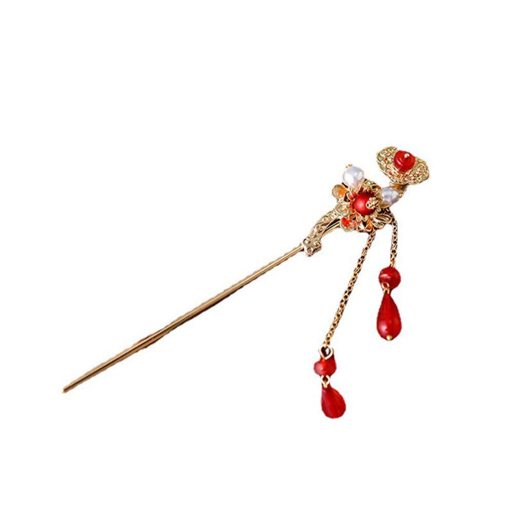 Trâm Cài Tóc Phối Tua Rua Phong Cách Trung Hoa Cổ Điển Cho Cô Dâu