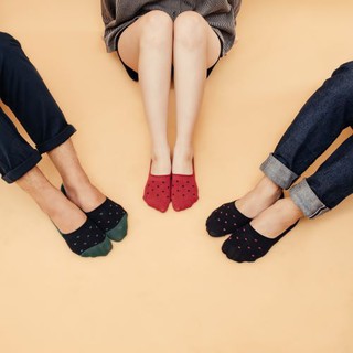 Set 3 đôi Tất tàng hình  - Chấm bi