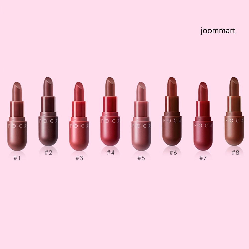 【JM】FOCALLURE 2Pcs Long Lasting Moisturizing Matte Lip Gloss Mini Capsule Lipstick