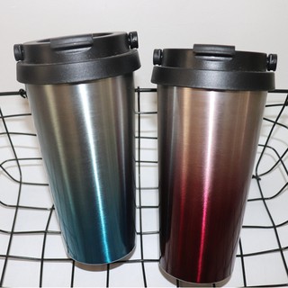 Ly inox cafe có nắp 500ml