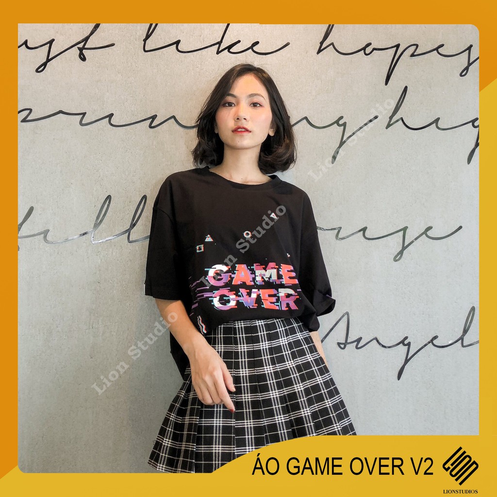 Áo game_over_v2 tay lỡ dáng rộng, hàng thiết kế SIÊU đẹp [cam kết hoàn tiền nếu không đúng chất lượng] | BigBuy360 - bigbuy360.vn