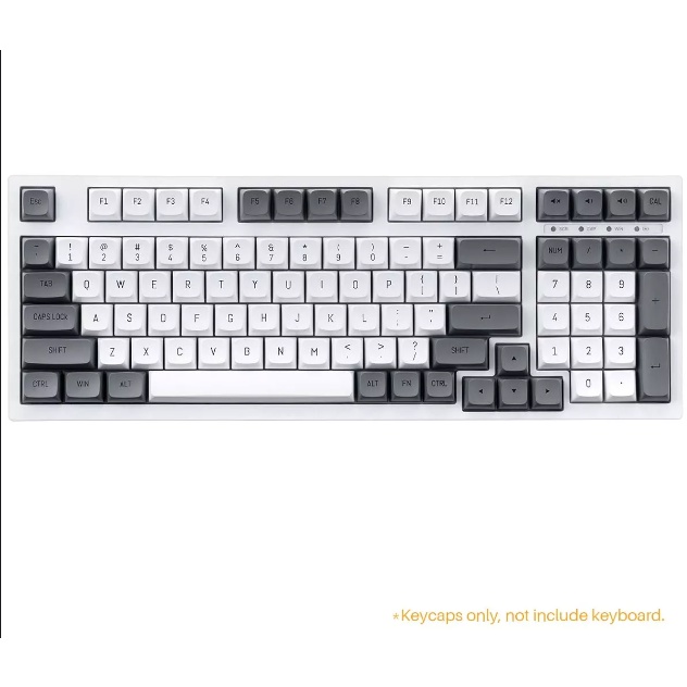 Keycap Csa feker heavy industry theme cho bàn phím cơ 226 phím PBT doubleshot