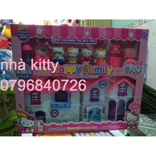 Đồ chơi trẻ em mô hình ngôi nhà hello kitty